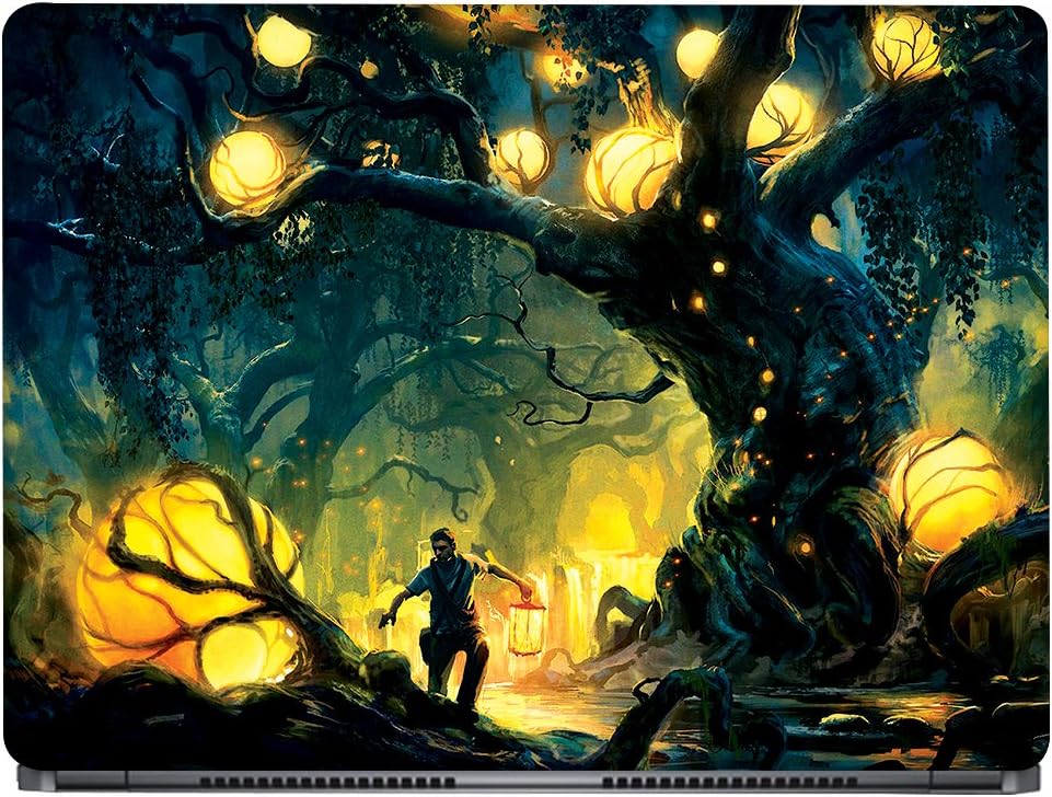 Crazyink Glowing Game Art Laptop Skin (16 to 17 inch)