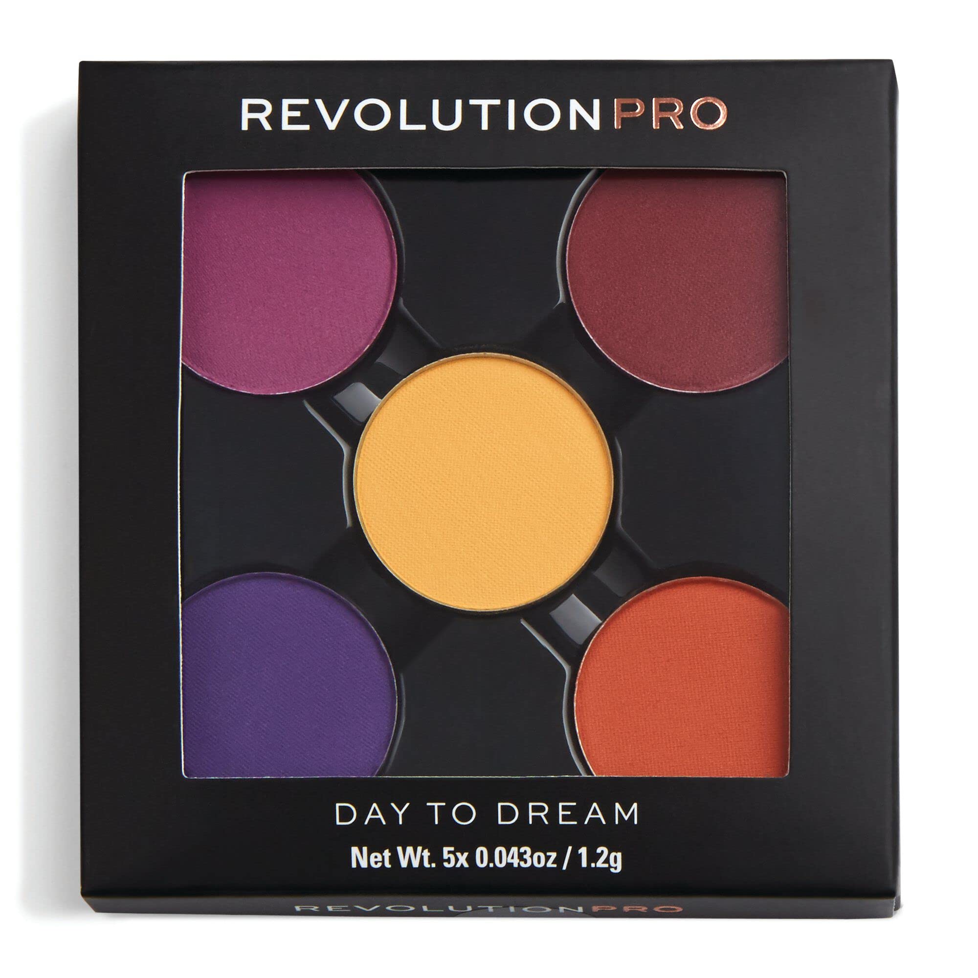 Revolution Beauty London Pro, Refill, Eyeshadow Pack, Day to Dream, 5x1.2g