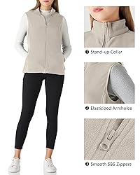 Outdoor Ventures Women's Fleece Vest, Lightweight