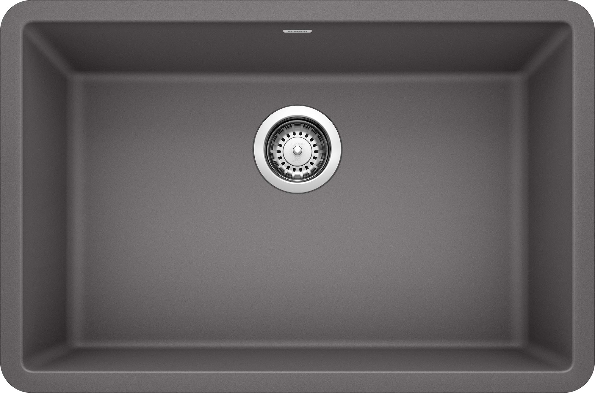 BLANCO 522427 Precis 27" Single Bowl-Cinder Sink, 26.81" L X 17.75" W for 30" Cabinet