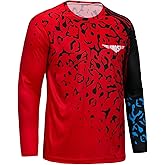 Men's Cycling Jersey MTB Downhill T-Shirt Long Sleeve Mountain Bike Motorcycle Outdoor Bicycle Clothes