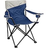 Coleman Big-N-Tall Quad Chair with Cup Holder & Side Pocket, Water-Resistant Oversized Camping Chair Supports up to 600lbs, G
