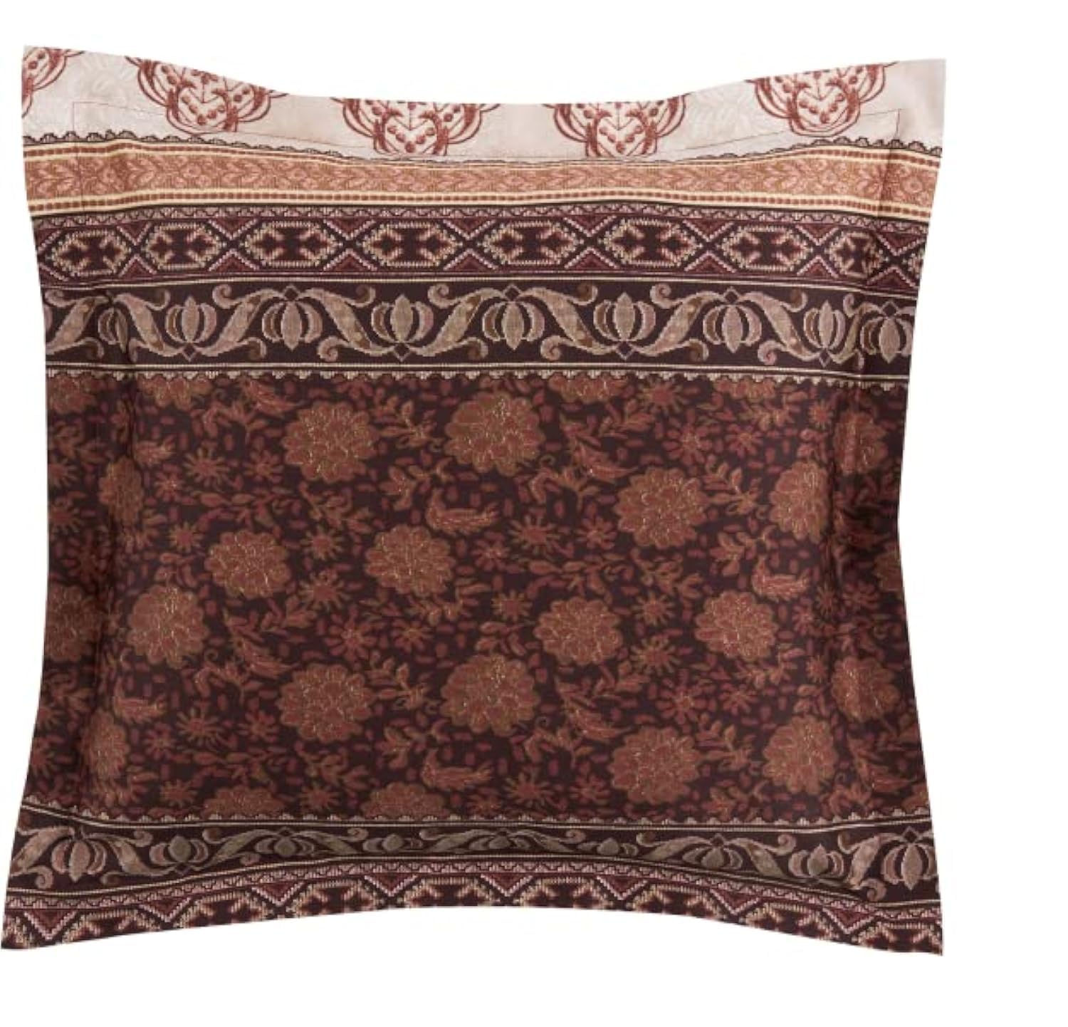 Bassetti Oristano 41 9324320 Cushion Cover 100% Mako Satin 65 x 65 cm Beige