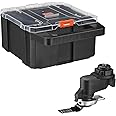 BLACK+DECKER MATRIX Multi Tool Attachment, Oscillating, Quick Blade Change For Multi Tool Needs, Includes Storage Case (BDCMTOSTFF)