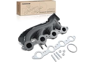 A-Premium Left Side Engine Exhaust Manifold Kit W/Gasket & Studs & Nuts Fit for Chevy, GMC & Cadillac -Silverado 1500 2500, Express, Suburban, Tahoe, Avalanche, Savana, Sierra, Yukon, Escalade