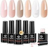 Modelones Builder Nail Gel 6 Colors 8-in-1 Pink Brown Set 7ml each view 9