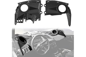 CYOOYC Front Dash Speaker Mount Pods for Can Am X3 Can-Am Maverick X3 Max DS RS Turbo R 2017-2025 Accessories - 6.5 Inch Stereo Enclosure Panels with Hardware