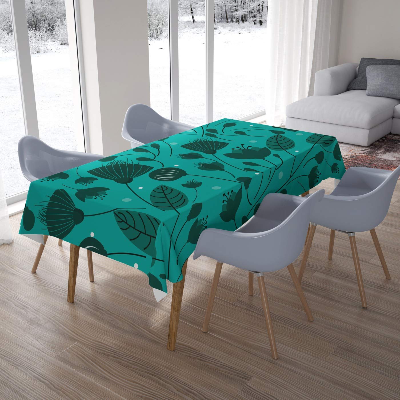 Bonamaison Kitchen Decoration, Tablecloth, 140cm x 200cm - Designed and Manufactured in Turkey