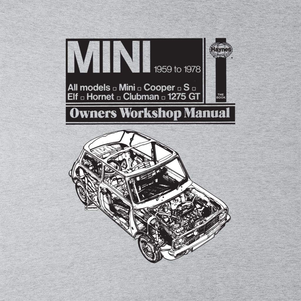 POD66 Haynes Workshop Manual Mini 1959 Black Men's T-Shirt: Amazon.co.uk:  Clothing