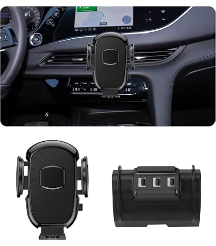 thumbnail image 2 of LUNQIN Car Phone Holder For Hyundai Kona 2024 2025 ,Kona Electric 2024 2025 Auto Accessories Navigation Bracket Interior Screen Decoration Dash Board Mobile Cell Phone Mount Case 2 of 10