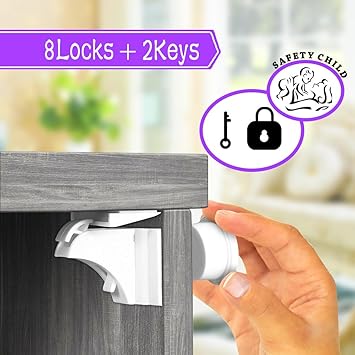 Child Safety Cabinet Locks Cabinet Locks Child Safety With Stronger Magnetic Invisible No Drilling And No