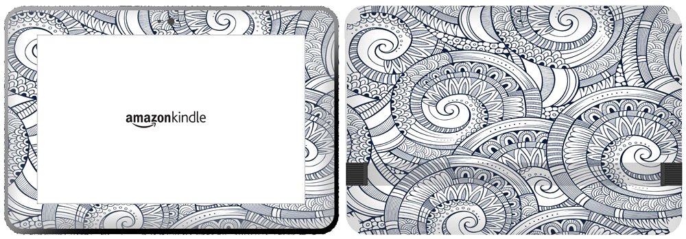 Get it Stick it SkinTabAmaFireHD89_85 Swirl Pattern Skin for 8.9-Inch Amazon Kindle Fire HD