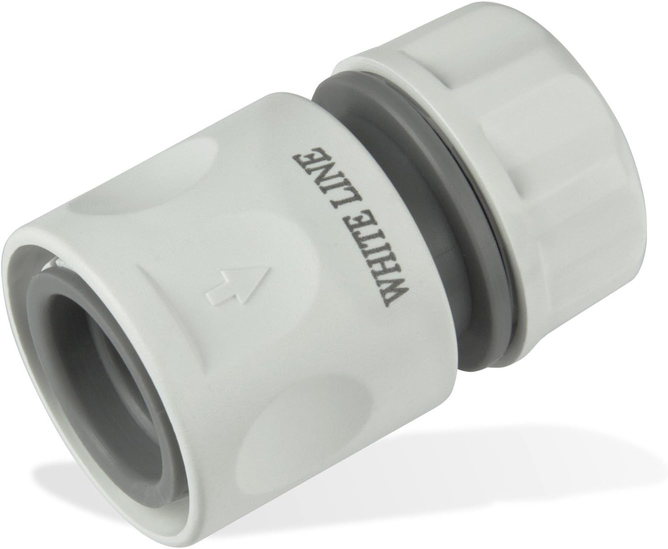 Bradas WL-2140 White Line Connector for 1/2 or 5/8 Inch Hose, End Piece, White, 4x2x2 cm, 1 Piece - Image 3