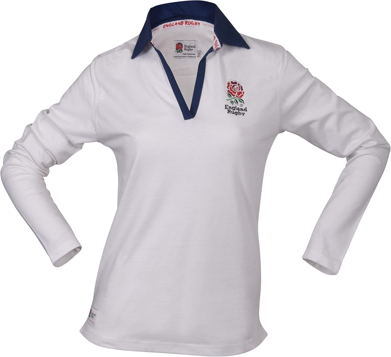 England Rugby Women's Classic Long Sleeve Rugby Amazon.co.uk Clothing