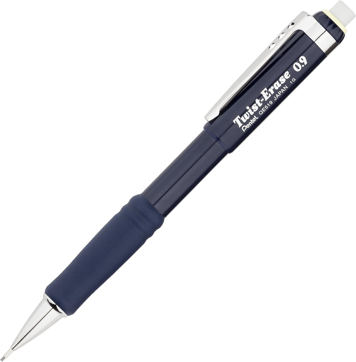 Pentel Twist-Erase III Automatic Pencil with 2 Eraser Refills, 0.9mm, Assorted Barrels, 2 Pack (QE519BP2-K6) : Mechanical Pencils : Office Products