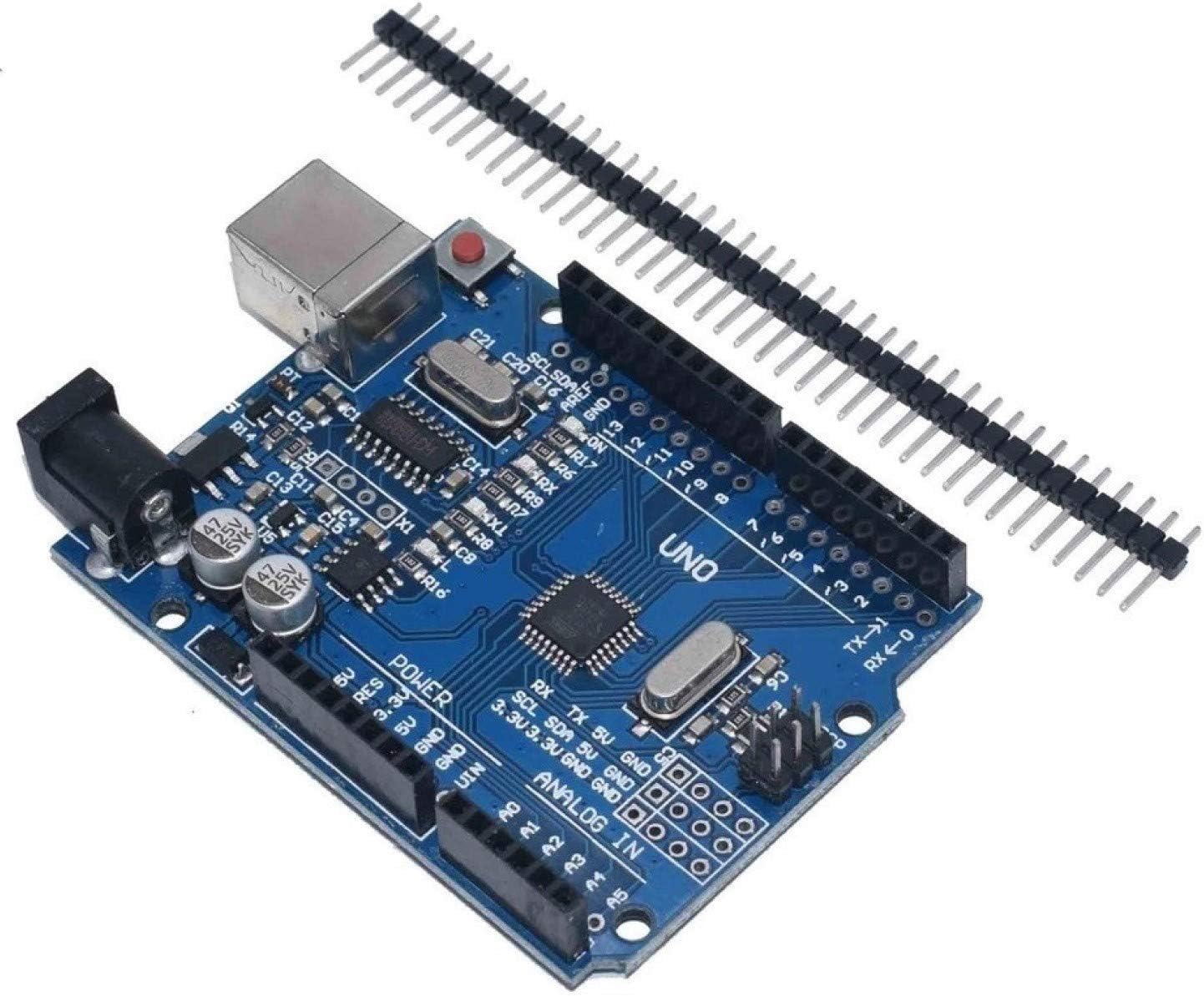 DarEnterprises Arduino Compatible UNO R3 ATMEGA328P CH340G Board.