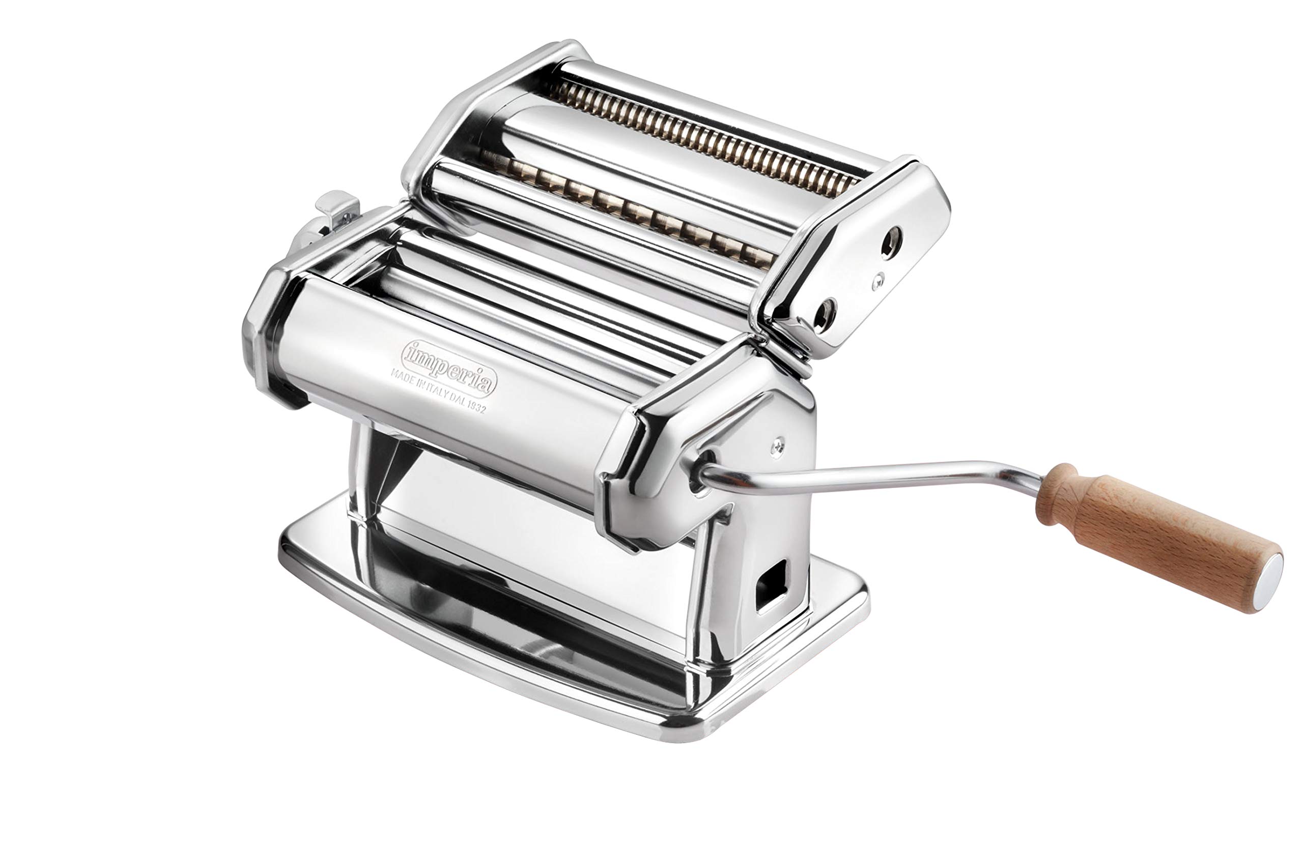 Imperia Pasta Maker Machine Heavy Duty Steel Construction w Easy Lock