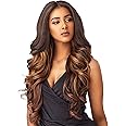Sensationnel What lace 13x6 Wigs - solana lacefrontal hand tied glueless synthetic with natural density preplucked hairline (1 JETBLACK)