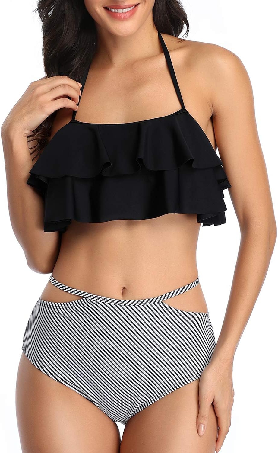 swimsuits with ruffle bottoms