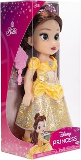 Disney Princess Belle Doll 14 Inch with Removable Dress Shoes Tiara Brush view 4