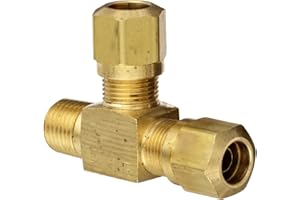 EATON Weatherhead 1471X6 Air Brake Tubing Male Run Tee, 3/8" Tube OD, 1/4" Male Pipe Thread