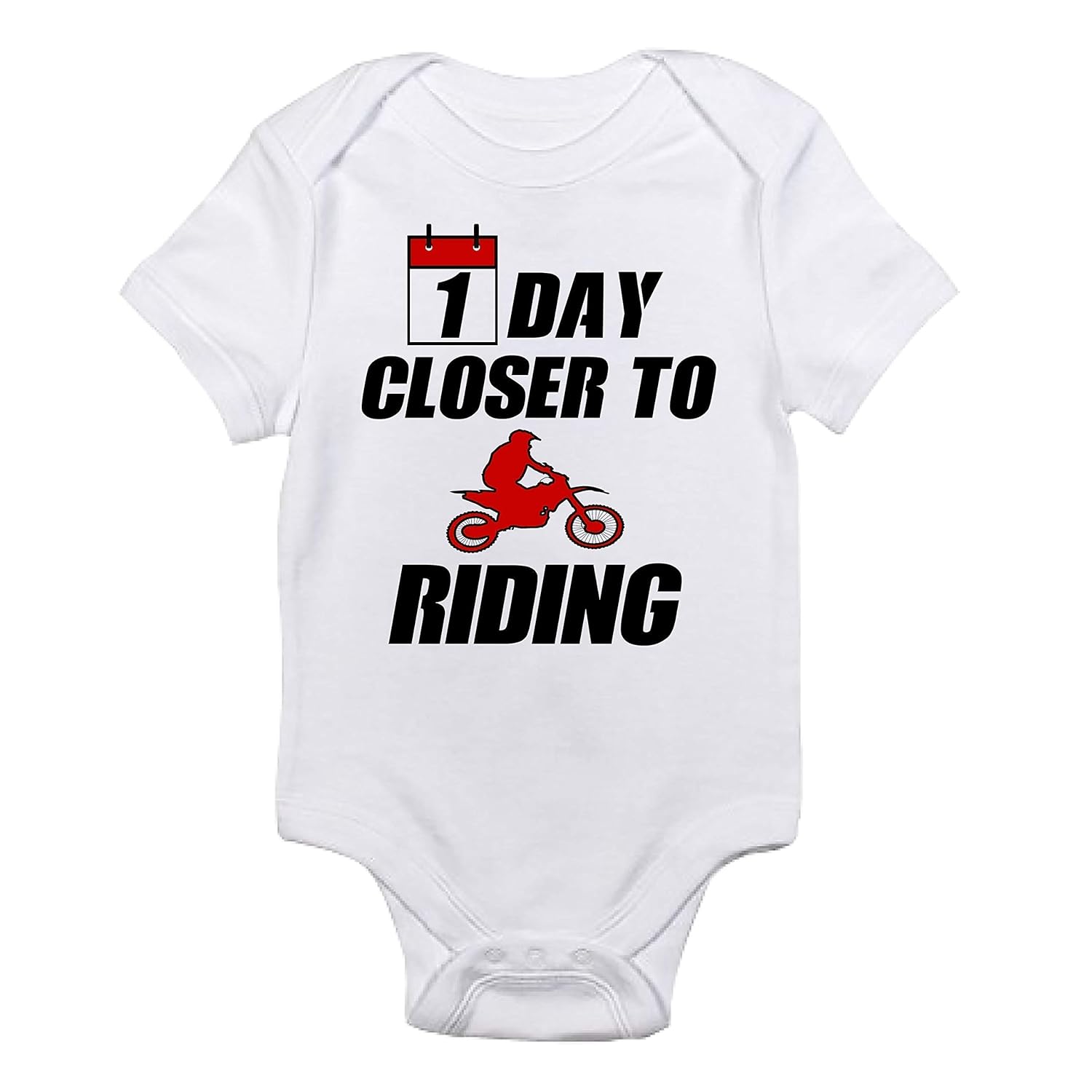motocross baby onesie