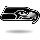 Rico Industries NFL Seahawks Chrome Finished Auto Emblem 3D Sticker
