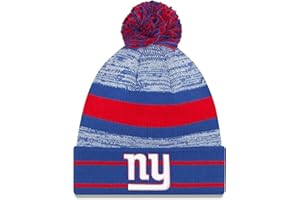 New Era Unisex-Adult NFL Official Sport Knit Classic Cuffed Knit Pom Beanie Hat