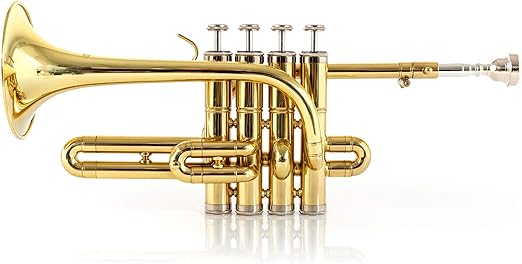 Download Amazon Com Classic Cantabile Brass Pt 196 Bb Piccolo Trumpet Musical Instruments