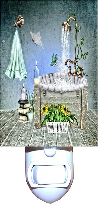 Rustic Bathroom Decorative Night Light - - Amazon.com