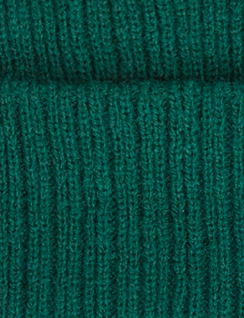 Slouchy Beanie Casual Knitted Winter Hat Cuffed Plain Warm Cap Pure Color Simple Skull Cap for Women Men (Medium, Green)