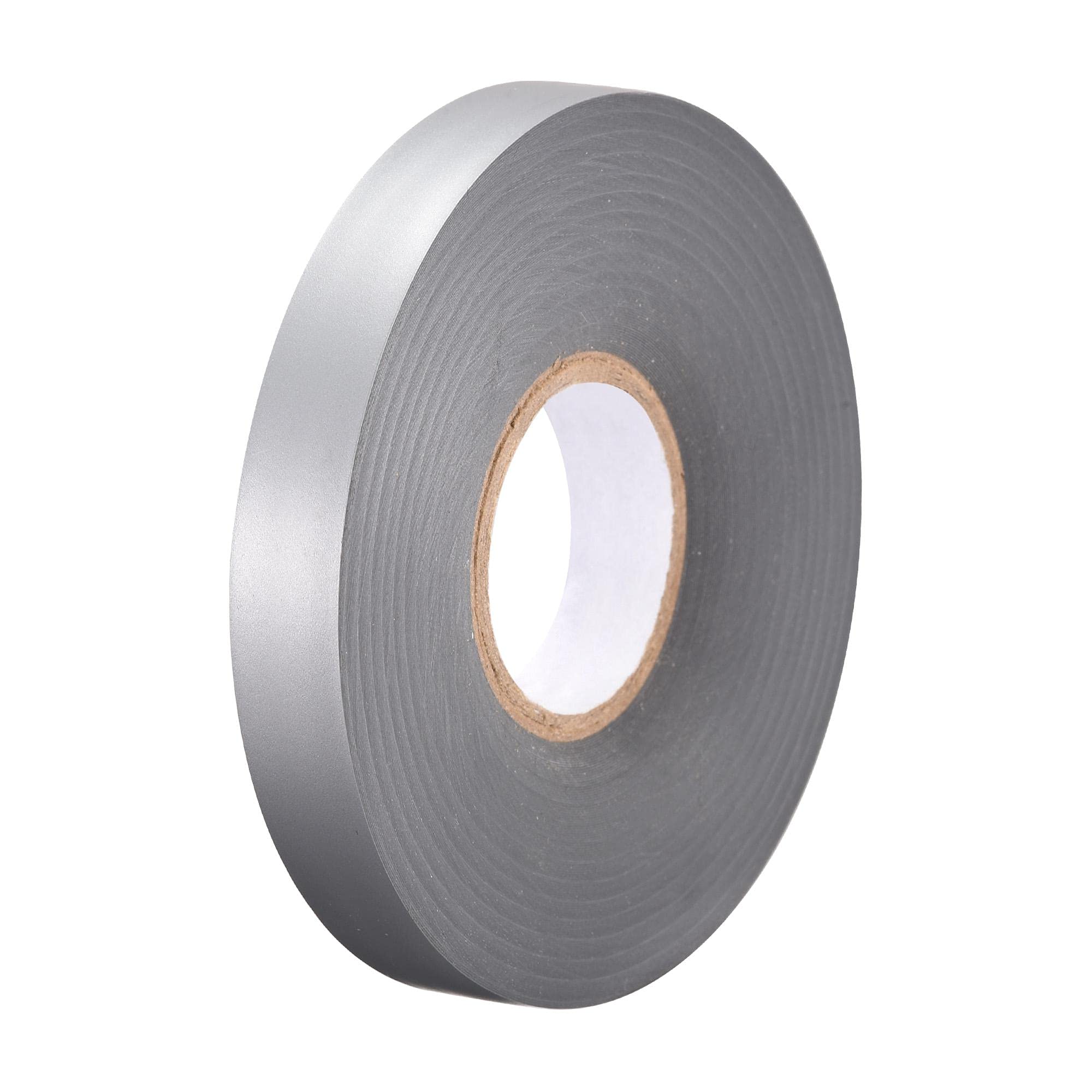 sourcing map Insulating Tape 15mm Width 26M Long 0.26mm Thick PVC Electrical Tape Grey