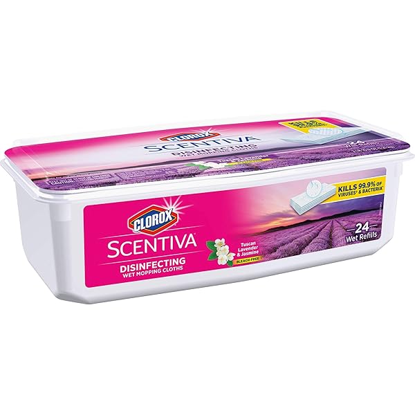 CLOROX DISINFECTING WIPES CLOROX SCENTIVA DISINFECTING WET MOPPING...