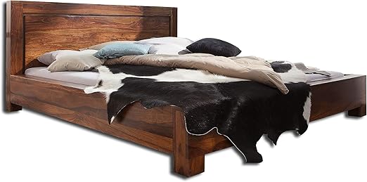 Massivmoebel24 De Lackiert Palisander Holz Mobel Massiv Bett 180x200 Massivmobel Life Honey Sheesham Metro Life 137 Amazon De Kuche Haushalt