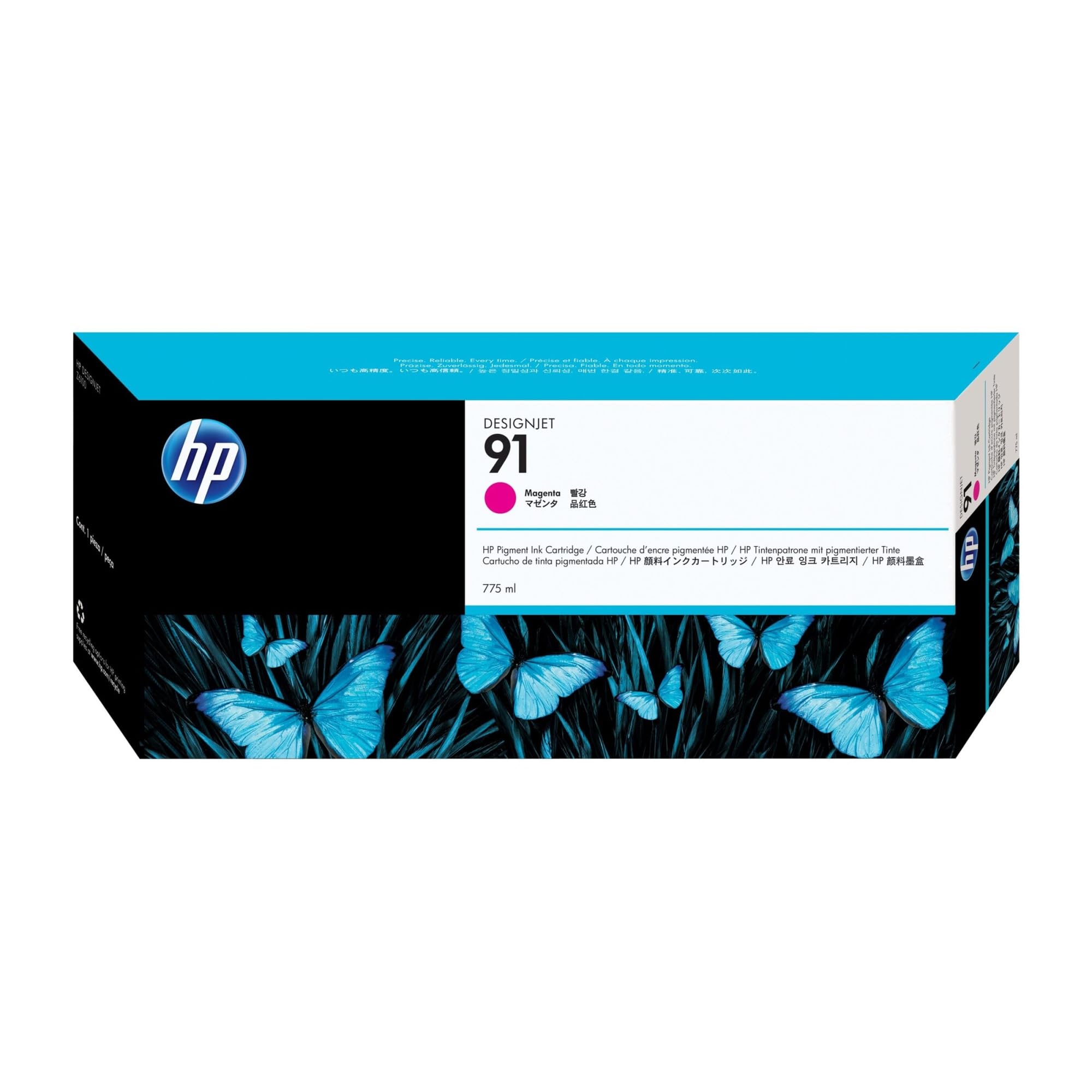 HP 91 - C9468A - 1 x Magenta - Ink cartridge - For DesignJet Z6100, Z6100ps