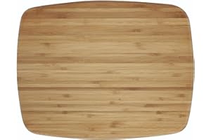 Farberware - Bamboo Cutting Board, Durable Wooden Chopping Board for Meat, Vegetables and Fruit, Multi-Purpose Kitchen Prep B