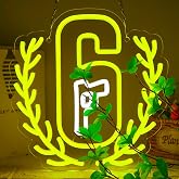JFLLamp Game Logo Neon Signs for Wall Decor Game Logo Neon Lights for Bedroom Led Signs Suitable for Dormitory Man Cave Christmas Gift