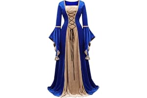 Kranchungel Renaissance Dresses for Women Costume Fairy Renaissance Dress Ball Gown Medieval Irish Peasant Dress