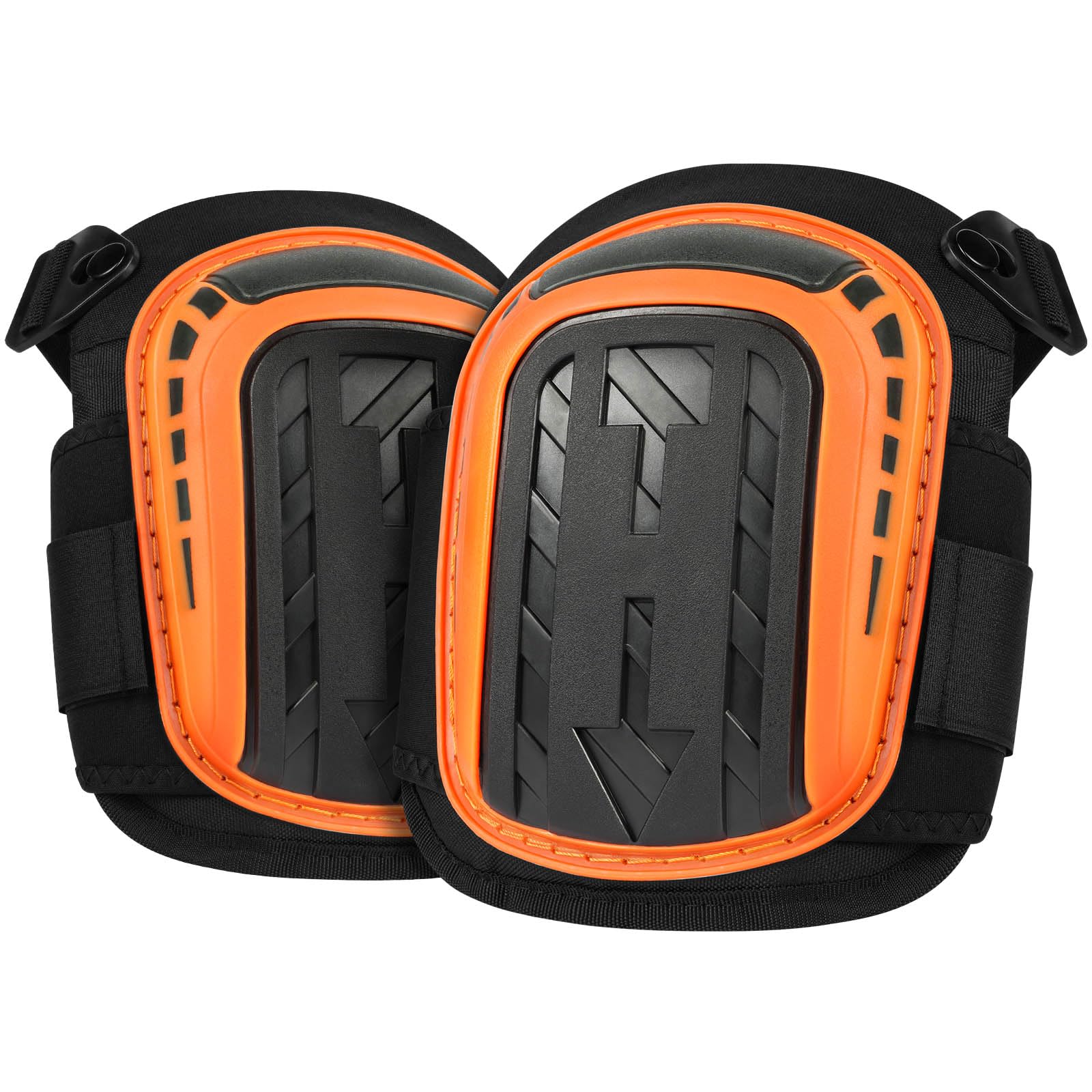 flintronic Professional Knee Pads, Knee Pads for Men and Women, with Heavy Duty Foam Padding and Gel Cushion, Adjustable Anti-Slip Straps Knee Pads for Flooring, Gardening, and Cleaning