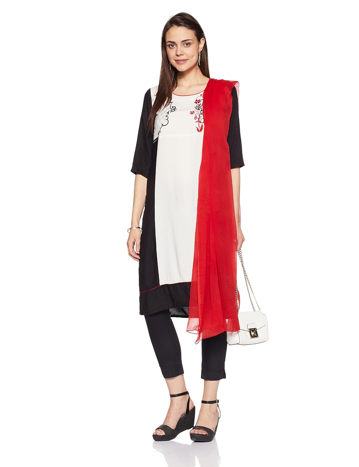 aurelia women's straight salwar suit