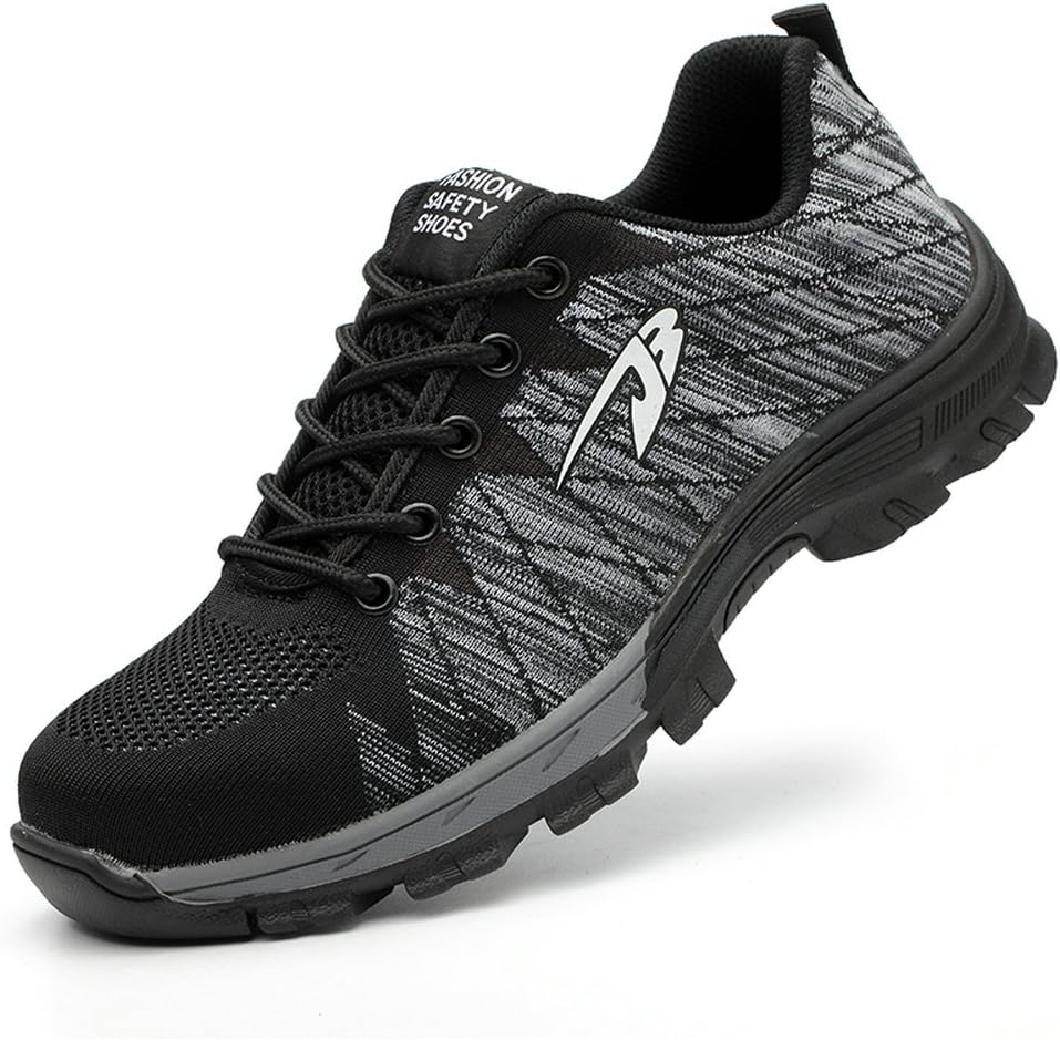 Work Steel Toe Shoes Safety Shoes for Men and Women Lightweight Industrial & Construction Shoe