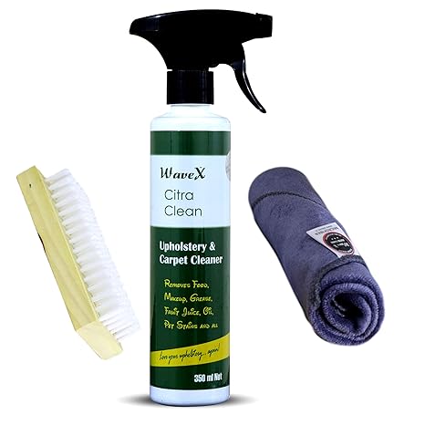 Wavex Upholstery And Carpet Cleaner 350ml Includes Cleaning Brush