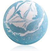 Fumgranth Blue Bath Bombs for Women Spa Gift Set with Peppermint Essential Oils Sea Salt Relaxing Birthday Gift for Her Bubble Bath Skincare Relaxation Aromatherapy Gifts