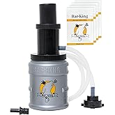 Bar-King Quick-Connect Kegerator Beer Line Cleaning kit. Now Clean Your Beer Lines as Easily as Changing a Keg. (Includes Cleaning Powder)