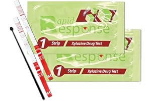 Rapid Response 2.0 Xylazine Test Strips-2 Pack – Detects Xylazine in Liquid & Powder Including Cocaine – Fast, Accurate, and 