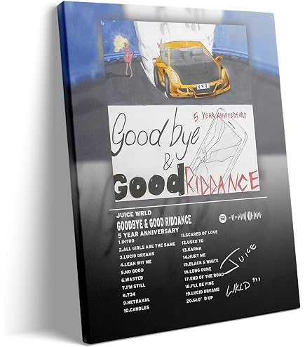 Amazon.com: BUY ART FOR LESS Officially Licensed Juice Wrld - Xxl