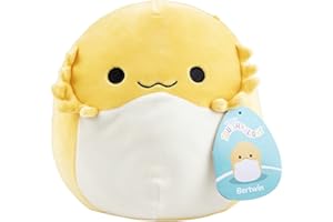 Squishmallows 8" Bertwin The Bearded Dragon- Officially Licensed Kellytoy Plush - Collectible Soft & Squishy Lizard Stuffed Animal Toy - Add to Your Squad - Gift for Kids, Girls & Boys - 8 Inch