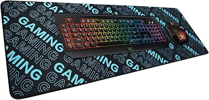 Amazon Njhx 大型マウスパッド900 300 4mm ゲーミング 防水 水洗い 耐久性良い 滑り止め光学式マウス対応 ゲームプレイヤー専用 一年保証 Blue Njhx マウスパッド 通販