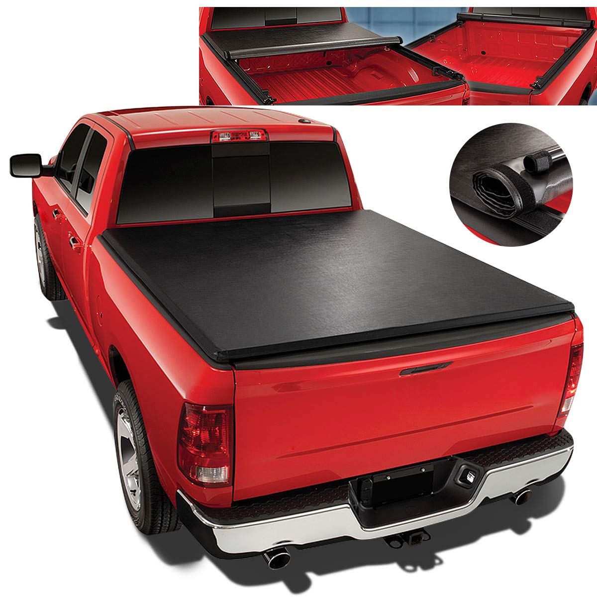 Tyger Auto T1 Roll Up Truck Bed Tonneau Cover Tg Bc1c9003 Works With 2007 2013 Chevy Silverado Gmc Sierra 1500 Fleetside 5 8 Bed Excl 2007 Classic Tonneau Covers Exterior Accessories