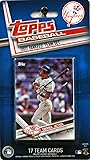 New York Yankees 2017 Topps Factory Sealed 17 Card Limited Edition Team Set with Derek Jeter and Masahiro Tanaka Plus